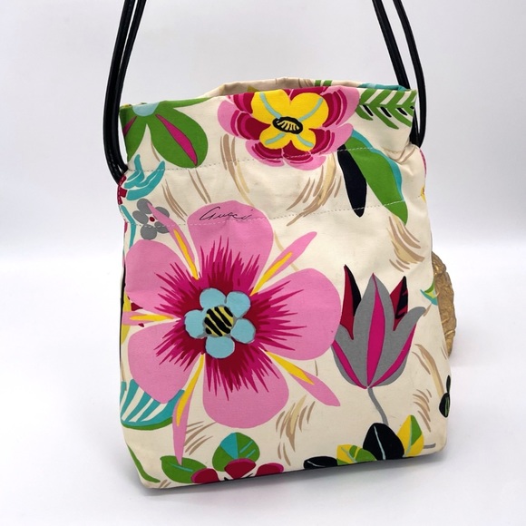 Gucci Tom Ford Authentic Vintage Floral Bag & Silk Scarf Coordinating Set Rare - Picture 8 of 14